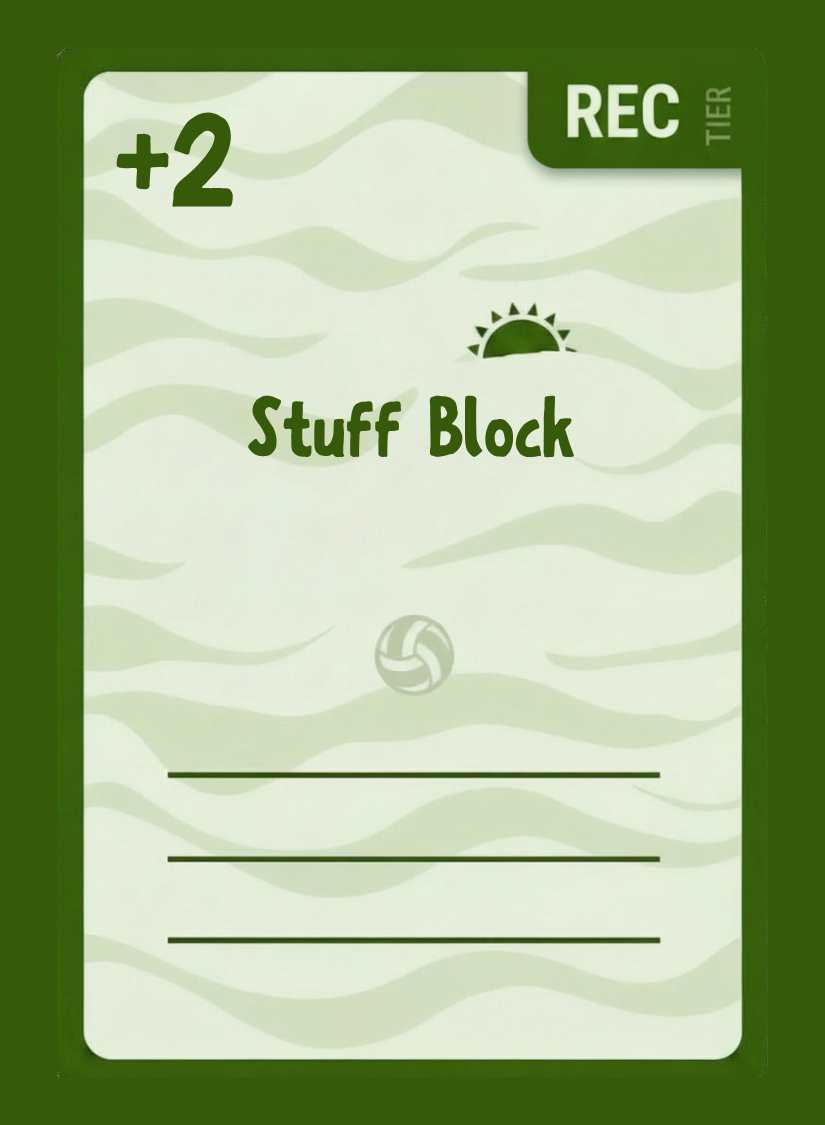 Sand Horses - Stuff Block card